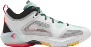 Giày Nike Air Jordan 37 Low PF x Guo Ailun 'Silver Island Green' FB8486-130