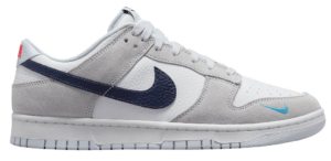 Giày Nike Dunk Low 'Mini Swoosh White Grey Navy Aqua' FJ4227-001