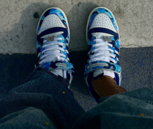 Giay Adidas Forum Low 84 x BAPE '30th Anniversary Blue' ID4772