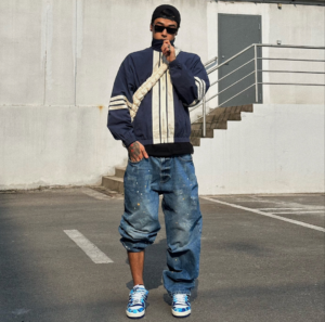 Giay Adidas Forum Low 84 x BAPE '30th Anniversary Blue' ID4772