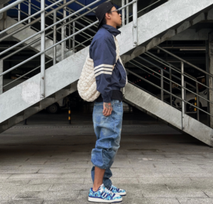 Giay Adidas Forum Low 84 x BAPE '30th Anniversary Blue' ID4772