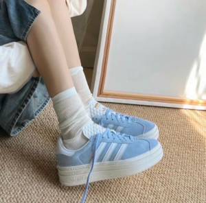 Giay Adidas Originals Gazelle Bold 'Clear Sky' ID6991