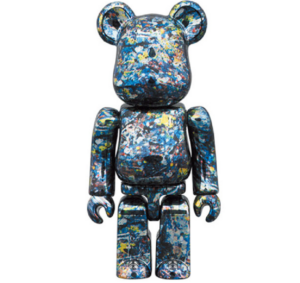 Mo Hinh Bearbrick Jackson Pollock Studio Chrome Ver