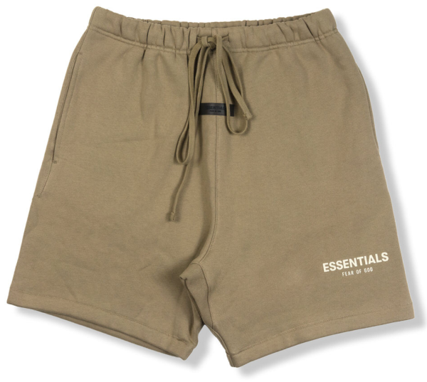 Quần Fear Of God Essentials Fleece Shorts SS22 'Oak'