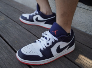 Giày Nike Air Jordan 1 Low 'Obsidian Ember Glow' 553558-481