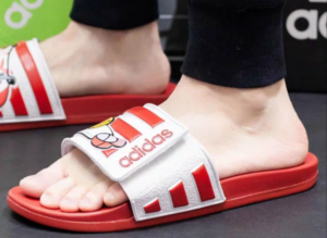 Dep Adidas Adilette Comfort 'Red White' FY3040