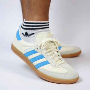 Giay Adidas Sporty & Rich x Samba OG 'Cream Blue' IE7096