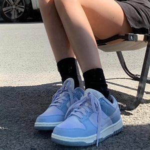 Giay Nike Dunk Low 'Blue Airbrush Canvas' FN0323-400