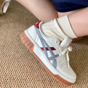 Giay Asics Court Mz Arthurs 'White Gray Red' 1203A127-107