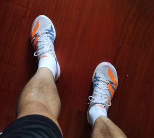 Giay Adidas Adizero Takumi Sen 8 'Grey Solar Orange' GX6669