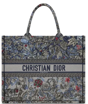 Tui Dior Book Large Tote Denim 'Multicolor' M1286ZRZI-M49E