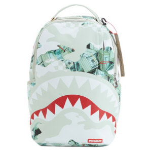 Balo Sprayground Checkerboard Stitching Shark Mouth 'White' W0845703