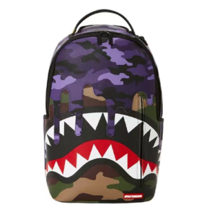 Balo Sprayground Fight Shark Side 'Purple Camo' W0845732