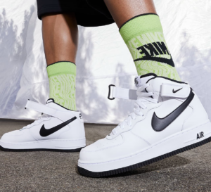 Giay Nike Air Force 1 Mid 'White Black' DV0806-101