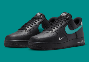 Giay Nike Air Force 1 '07 Low 'Black Blue Lightning' FD0654-001