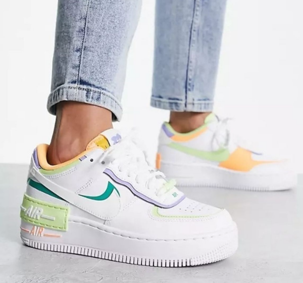 Giày Nike Air Force 1 Low Shadow 'White Peach Cream Lime' DX3718-100 - Hình ảnh 9