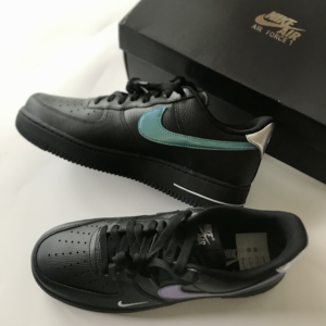 Giay Nike Air Force 1 '07 Low 'Black Blue Lightning' FD0654-001