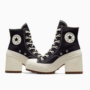 Giay Converse Chuck 70 De Luxe Heel High 'Black Egret' A05347C