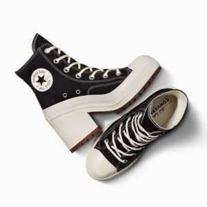 Giay Converse Chuck 70 De Luxe Heel High 'Black Egret' A05347C