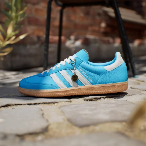 Giày Adidas Sporty & Rich x Samba OG 'Blue Rush' IE6975 - Hình ảnh 4