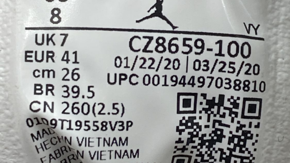 Hinh anh 5: Legit Check : Cach phan biet giay Jordan 1 low that gia moi nhat 2023