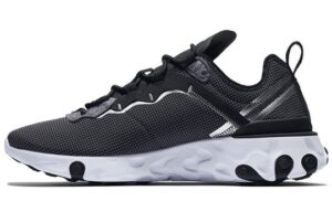 Giay Nike React Element 55 'Black Metallic Silver' CQ4600-071
