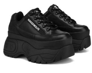 Giay Naked Wolfer Sprinter 'Black Leather'