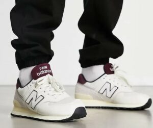 Giay New Balance 574 'White Burgundy' U574YR2