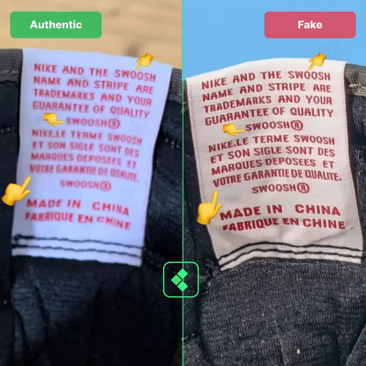 Hinh anh 2: Nhung meo de phan biet Travis Scott Jordan 1 Low "Reverse Mocha" real va fake