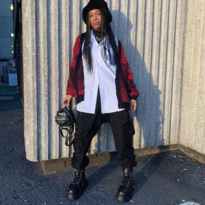 Giay Naked Wolfe Spike 'Black Leather'