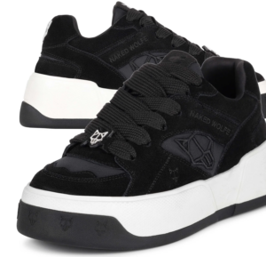 Giay Naked Wolfe Crash Cow Suede 'Black'