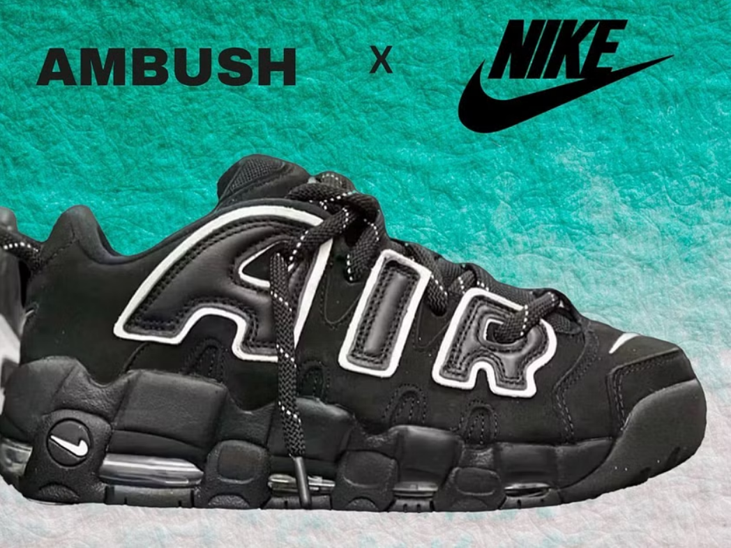 Hình ảnh đầu tiên về phiên bản AMBUSH x Nike Air More Uptempo "Black/White" Hinh anh 3: Hinh anh dau tien ve phien ban AMBUSH x Nike Air More Uptempo "Black/White"