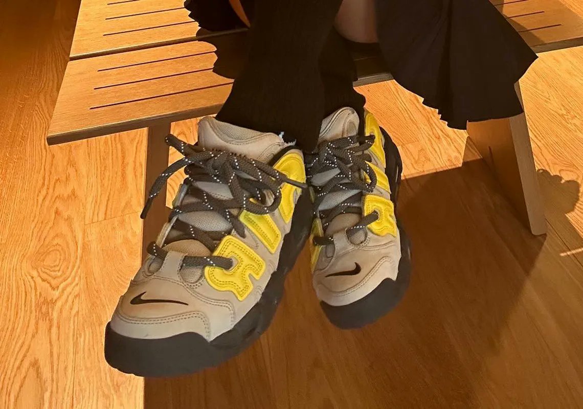 Hình ảnh đầu tiên về phiên bản AMBUSH x Nike Air More Uptempo "Black/White" Hinh anh 6: Hinh anh dau tien ve phien ban AMBUSH x Nike Air More Uptempo "Black/White"