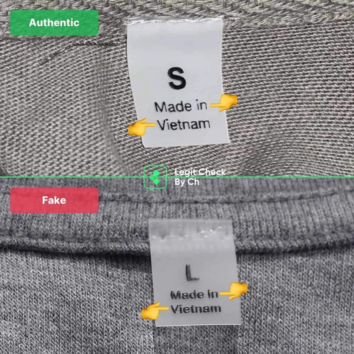 Vài mẹo giúp bạn phân biệt Fear Of God Essentials T-Shirts fake Hinh anh 4: Vai meo giup ban phan biet Fear Of God Essentials T-Shirts fake