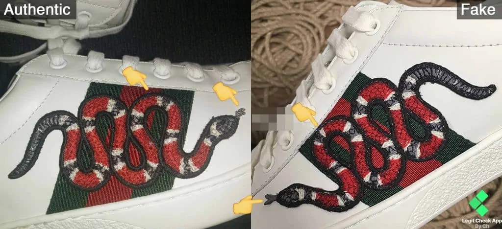Hinh anh 9: Legit Check: Cach phan biet giay Gucci Ace Real va Fake