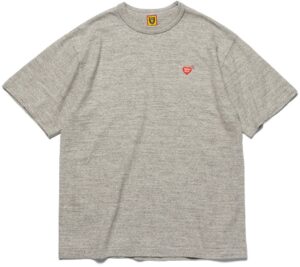 Áo Human Made Heart Badge T-Shirt FW22 'Grey'