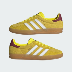 Giay Adidas Gazelle Indoor 'Yellow Burgundy' IE7003