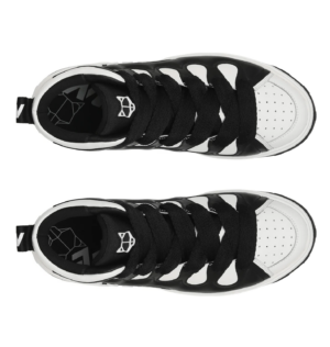 Giay Naked Wolfe King 'Black White Leather'