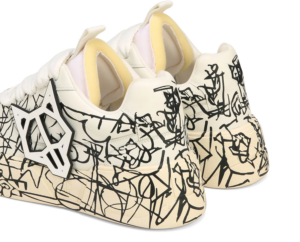 Giay Naked Wolfe Kosa 'Black Scribble'