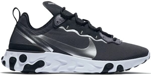 Giày Nike React Element 55 'Black Metallic Silver' CQ4600-071