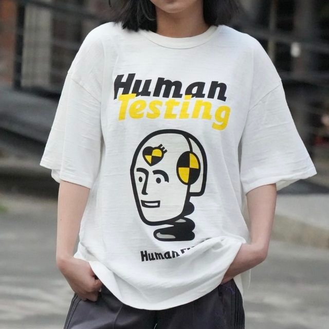 Áo Human Made X Asap Rocky Human Testing T-Shirt 'White'