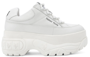 Giày Naked Wolfe Sporty 'White Leather'