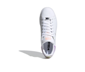 Giay Adidas Stan Smith 'White Purple Lime' FZ3653