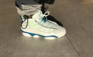 Giay Nike Jordan 6 Rings GS 'Green Abyss' 323399-003