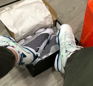 Giay Nike Jordan 6 Rings GS 'Green Abyss' 323399-003