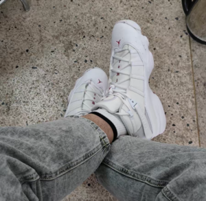 Giay Nike Air Jordan 6 Rings 'White Red' 322992-116