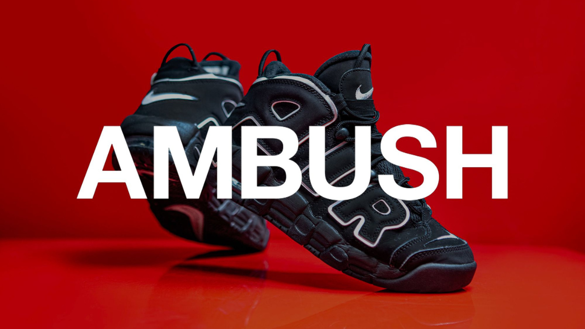 Hinh anh dau tien ve phien ban AMBUSH x Nike Air More Uptempo "Black/White"