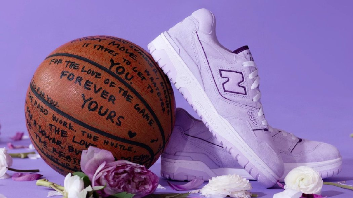 Hinh anh dau tien ve phien ban Rich Paul x New Balance 550 "Forever Yours"