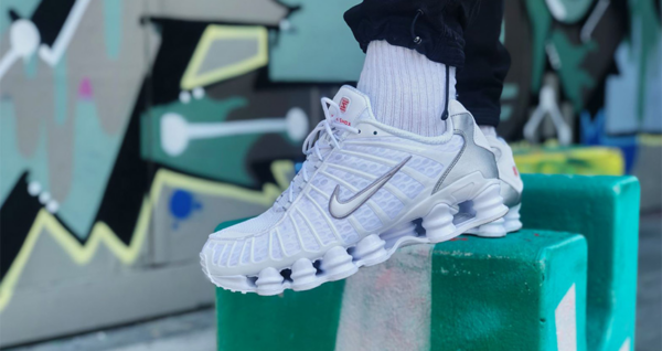 Giày Nike Shox TL 'White Silver' AR3566-100 - Hình ảnh 6