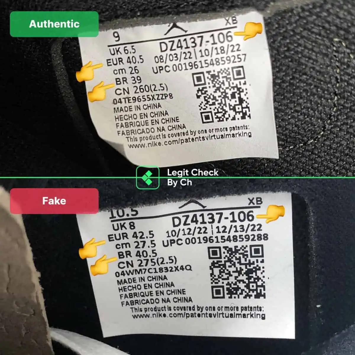 Hinh anh 3: Nhung meo de xac dinh Travis Scott Air Jordan 1 Low "Olive" chinh hang